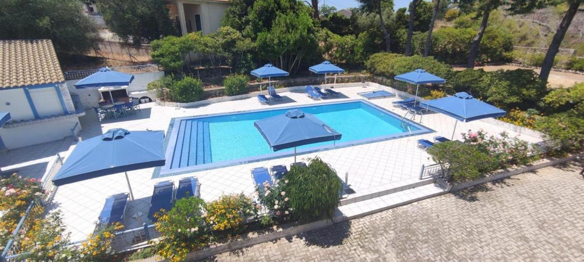 Blue White Apartments - Kefallonia Poolside Retreats Spartià Esterno foto